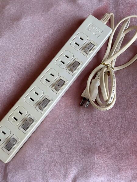 電源タップ6個口1.5m