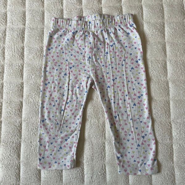 baby GAP ハート柄 ボトムス 2歳用 95cm レギンス ズボン 女の子 パンツ ストレッチ