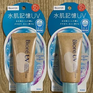 ビオレUV アクアリッチ ウォータリーホールドクリーム 水肌記憶 2本
