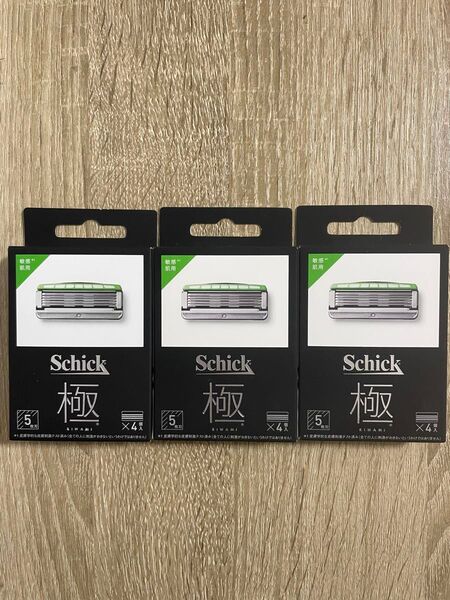 シック 極 替刃(敏感肌)4個入り×3箱