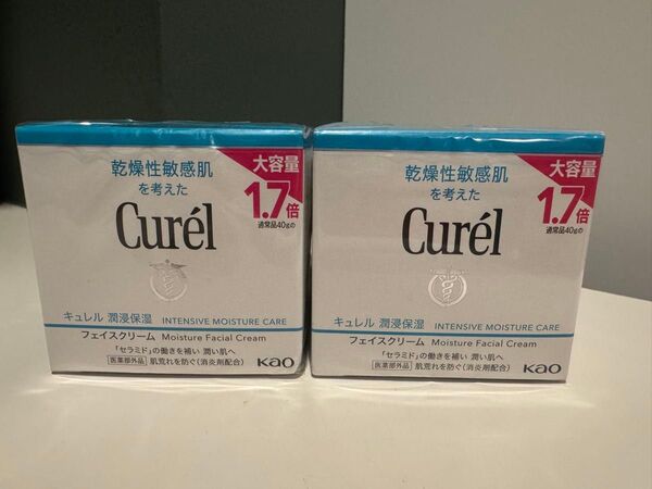 キュレル 潤浸保湿フェイスクリーム 大容量 2個セット