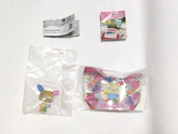 サンリオ ウサハナ プールバッグ風ミニポーチ2 みんなでバカンスフィギュア