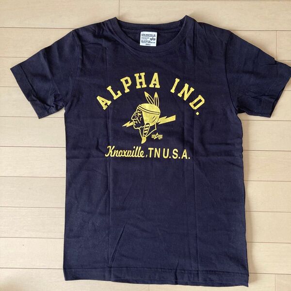ALPHA INDUSTRIES Tシャツ ブラック