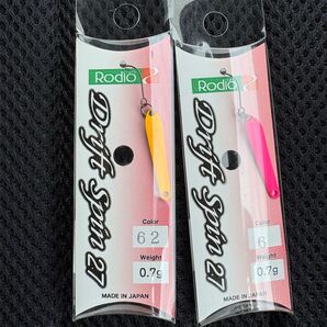新品 ロデオクラフト ドリフトスピン27 蛍光ピンク DriftSpin 2個 人気カラー