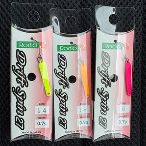 新品 ロデオクラフト ドリフトスピン27 蛍光ピンク DriftSpin 3個 人気カラー