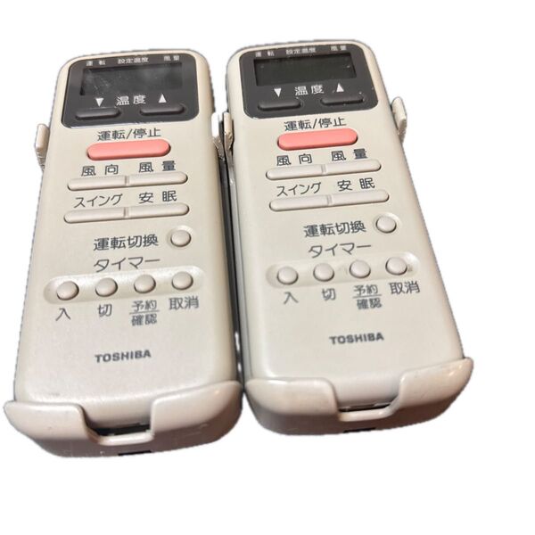TOSHIBA エアコン リモコン 送信器2個セット