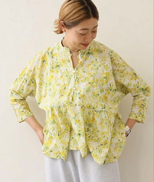 journal standard luxe ローンフラワーampleプルブラウス