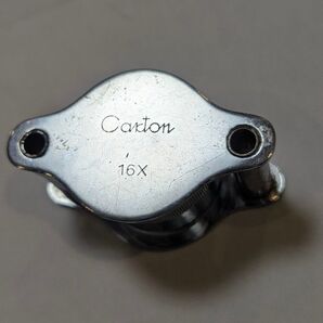 Cakton 16X ルーペ 拡大鏡 カートン 16倍 ヴィンテージ 昭和レトロ 骨董 ヴィンテージ アンティーク 虫めがね