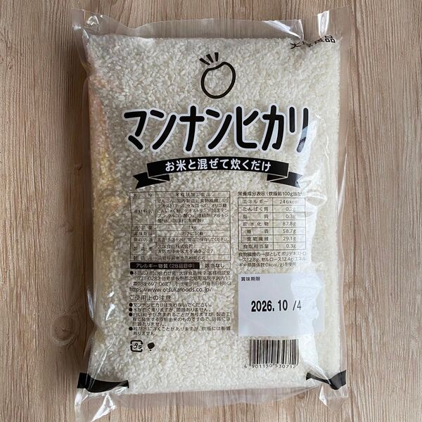 大塚食品 マンナンヒカリ 1kg こんにゃくご飯 ダイエット こんにゃくご飯 もどきご飯 【セット商品】おりがみ