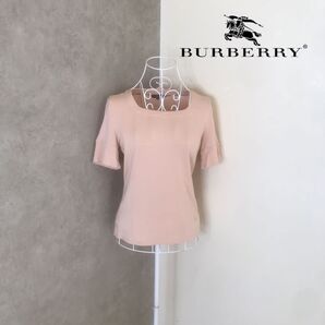 バーバリーロンドン 2度着用 カットソー 半袖 Tシャツ BURBERRY ロゴ入り