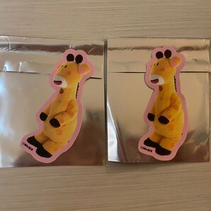 たべっ子どうぶつ キリン ステッカー2枚