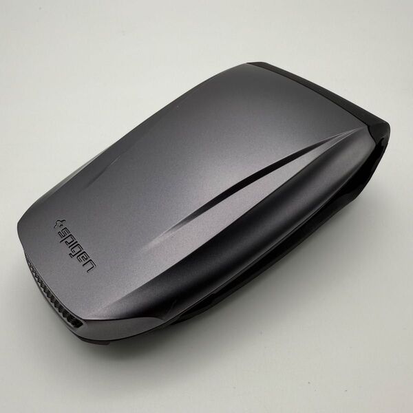 Spigen タービュランス クリップ式 スマートフォン 車載ホルダー グレー S40-2 挟み ジュピゲン iPhone スマホ
