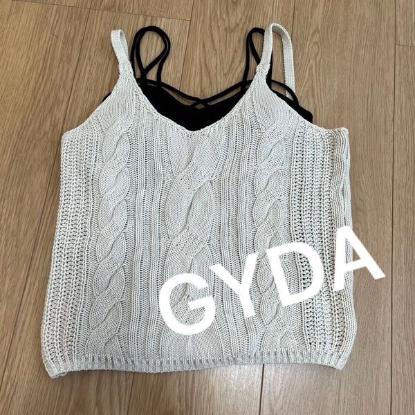 【新品未使用】GYDA ジェイダ キャミソール タンクトップ ブラック 黒 インナー トップス
