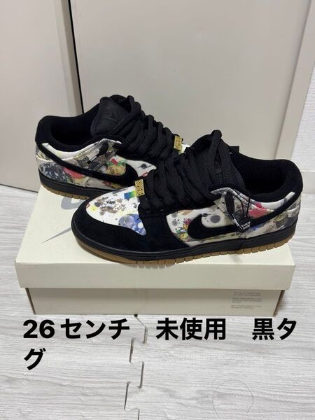 Supreme × Nike SB Dunk Low "Rammellzee" 26センチ 未使用
