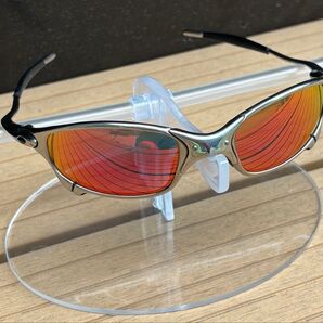 OAKLEY JULIET オークリー ジュリエット ポリッシュド 希少・ハンマーステム オーバーホール済み 替えレンズ付き