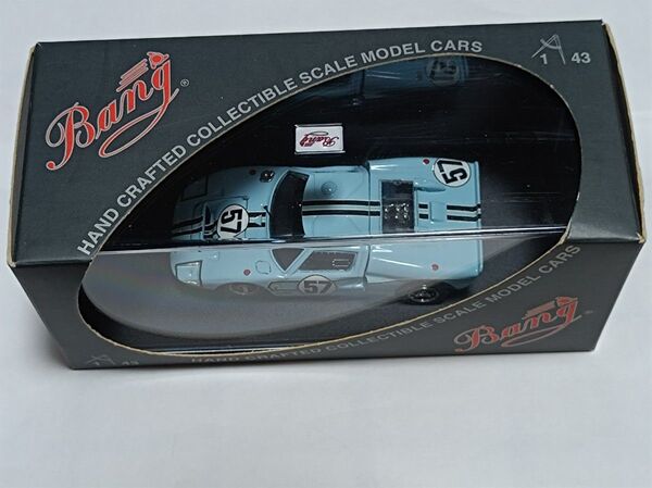 Bang 1/43 Ford GT40 Mk.II #57 ルマン 1967