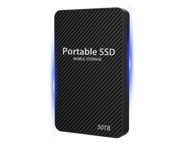 HDDポータブル 30TB 超高速データ転送 大容量ストレージ 外付けドライブ ストレージ コンパクト 外付けHDD