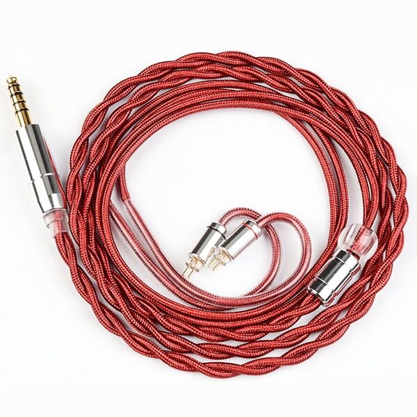 新品 NICEHCK REDAG 4N単結晶純銀 アップグレード リケーブル 純銀ケーブル【QDC・4.4mm】未開封