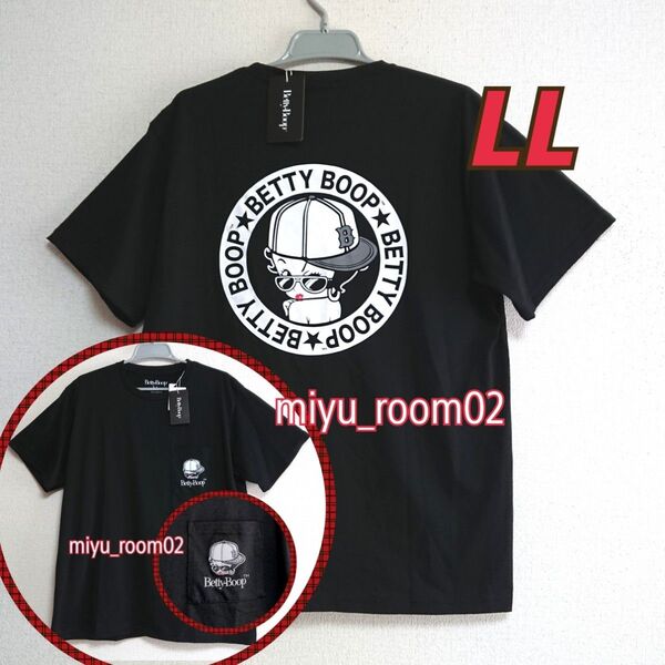 【新品☆】ベティ Tシャツ(Betty Boop)サングラス☆LL