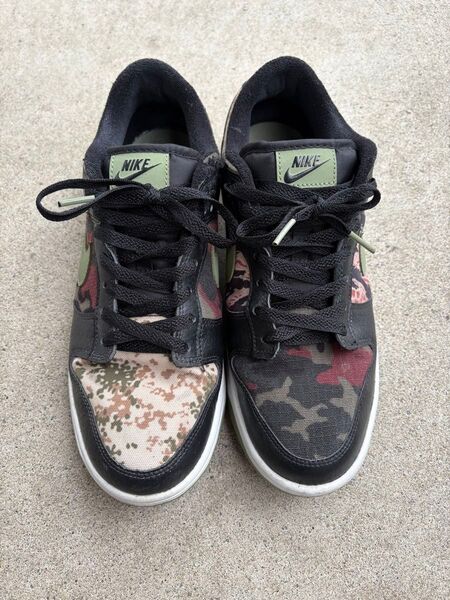 Nike Dunk Low SE Black Multi Camo ナイキ スニーカー LOW DUNK JORDAN AIR