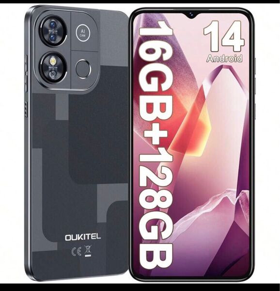 OUKITEL スマートフォン Android 14 16GB+128GB 未開封未使用