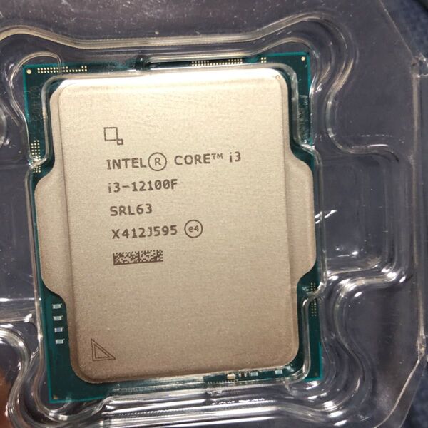 Intel Core i3-12100F CPU 未使用
