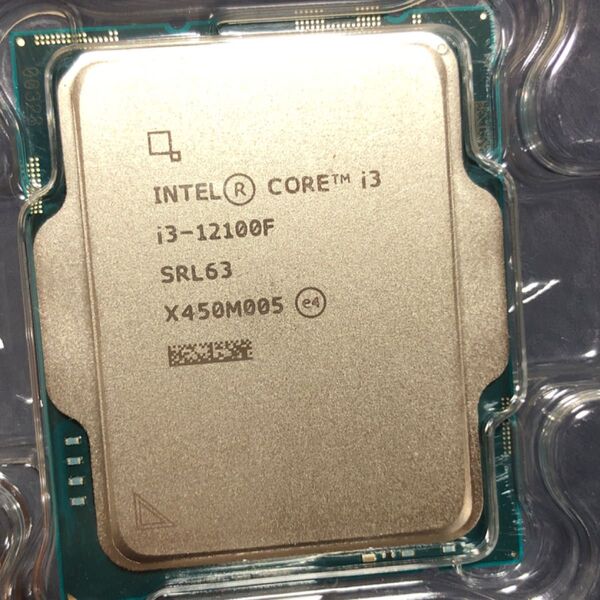 Intel Core i3-12100F CPU 未使用