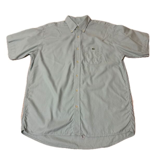LACOSTE ラコステ ボタンダウンシャツ 半袖シャツ メンズ サイズ41 (XLサイズ相当)