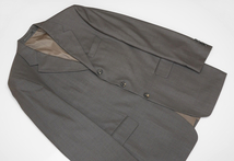 74,000円 HUGO BOSS シルク ウール スーツ ジャケットLサイズ48テーラードXLブレザーBLベージュMブラウン46グレー50コート セット オフィス_画像4
