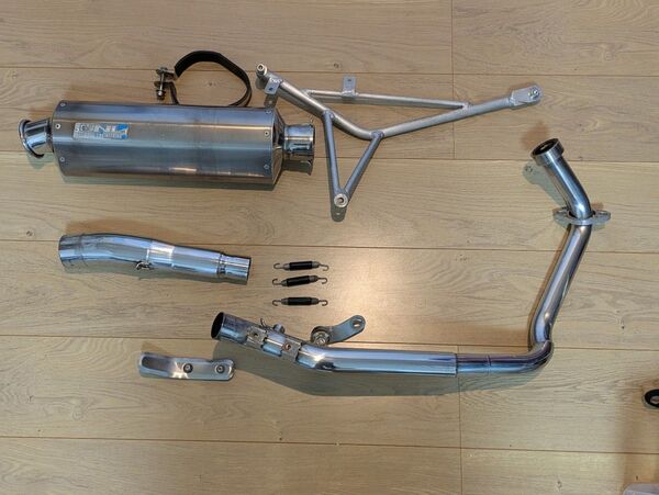 CRF250Rally MD44 力造 ラリートレックマフラー