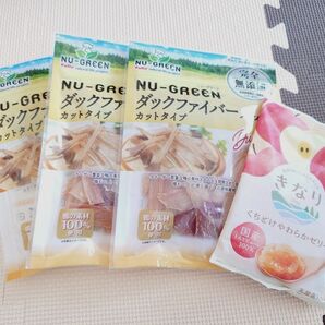 きなり りんこゼリー 1袋 NU-GREEN ダックファイバー 3袋 まとめ売り 犬 オヤツ