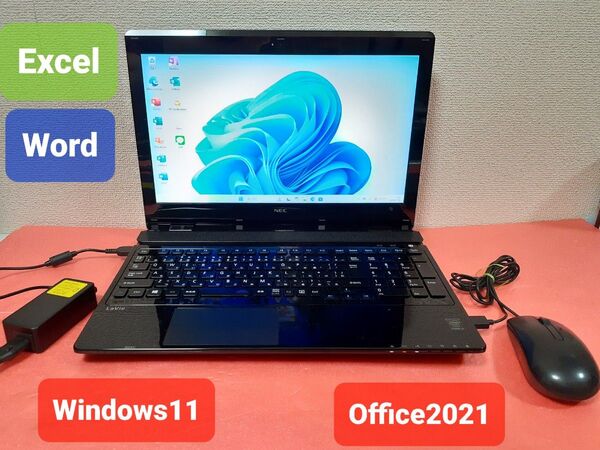 NEC ノートパソコン Windows11 Office2021 エクセル ワード パワーポイント Corei3 Webカメラ