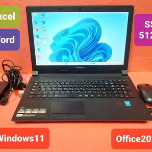 レノボ ノートパソコン Windows11 Office2021 エクセル ワード SSD512GB Corei5 メモリ16GB