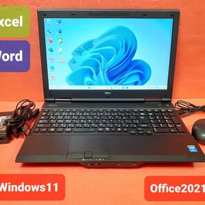 NEC ノートパソコン Windows11 Office2021 エクセル ワード パワーポイント Corei5