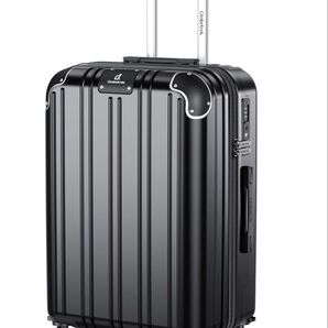 スーツケース 機内持ち込み Mサイズ 60L 4〜7泊 ブラック