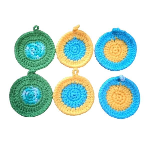 アクリルたわし たわし 毛糸 ハンドメイド 抗菌防臭 ボニータワシ アクリル100% たわし エコ