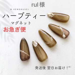 rul様専用 ネイルチップ マグネットネイル ニュアンスネイル 夏ネイル 大人ネイル 夏ネイル カーキネイル キャッツアイ