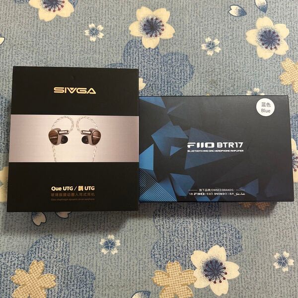 SIVGA QUE UTG と FiiO BTR17 ブルー