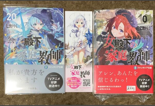 ②【新品・未読品・しおり付き】公女殿下の家庭教師20 + 0 ファンタジア文庫 アニメイト ゲーマーズ とらのあな メロンブックス