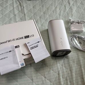 au Speed Wi-Fi HOME 5G L13 ホワイト