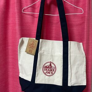 未使用 トレーダージョーズ エコバッグ トレジョ キャンバス生地 Trader Joe's