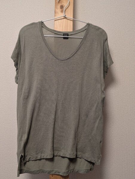 URBAN RESEARCH DOORS アーバンリサーチドアーズ リネンコットンTシャツ