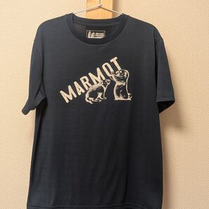 Marmot マーモット Tシャツ ネイビー メンズMサイズ