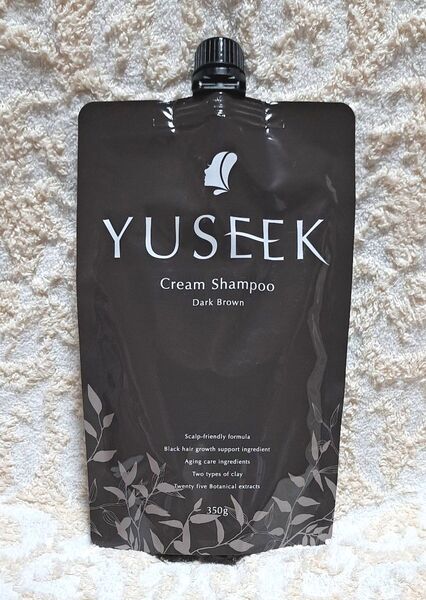 YUSEEK クリームシャンプー ダークブラウン 350g