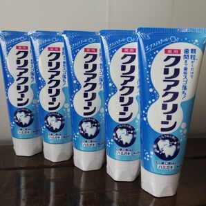 花王 クリアクリーン 薬用歯磨き粉 エクストラクール 120g×5本