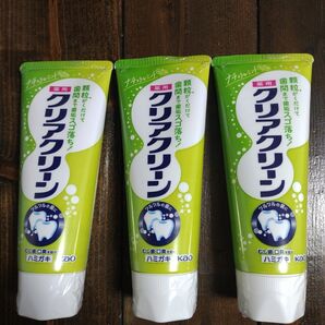 花王 クリアクリーン ナチュラルミント 薬用歯磨き粉 120g 3本
