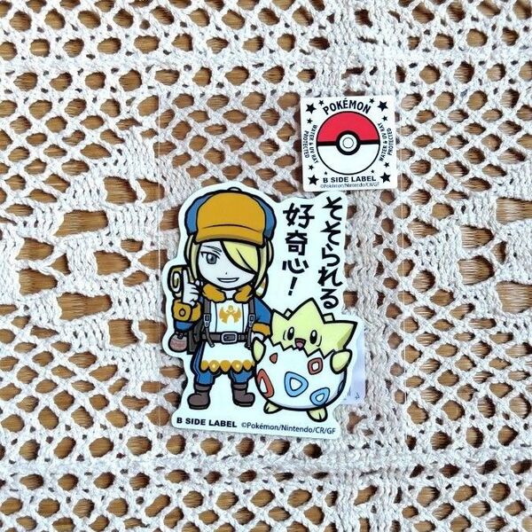 B-SIDE LABEL × ポケモン ウォロ&トゲピー ステッカー