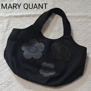 美品 マリークワントハンドバッグ トートバッグ MARY QUANT ブラック
