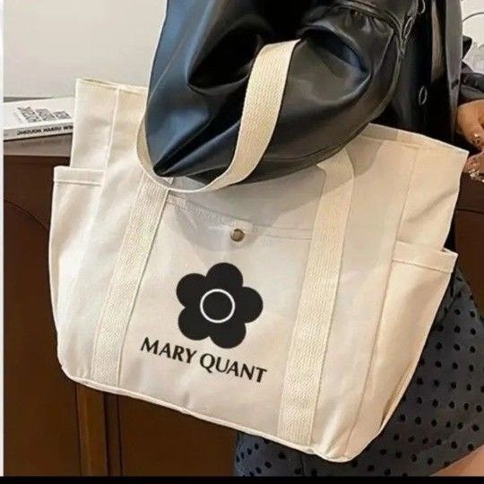マリークワントトートバッグ マリークワント トートバッグ MARY QUANT ホワイト 新品