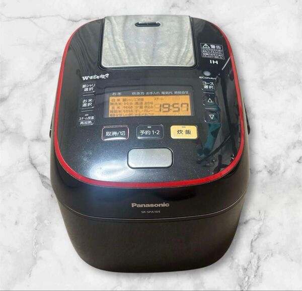 Panasonic スチーム&可変圧力IHジャー炊飯器 SR-SPA105